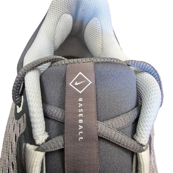 Nike Alpha Huarache Elite 4 Low 'Wolf Grey White' DJ6521-012 Baseball size 14 - Picture 8 of 11